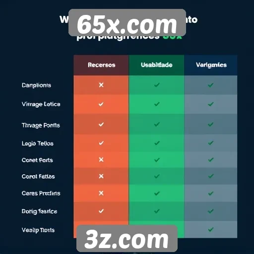 Comparativo entre 65x.com e concorrentes